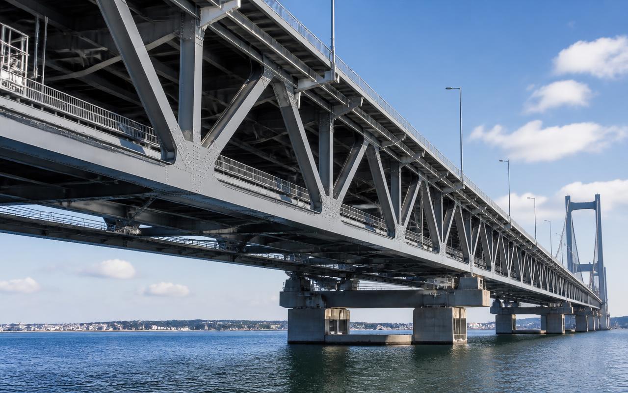 Large engineered steel bridge infrastructure