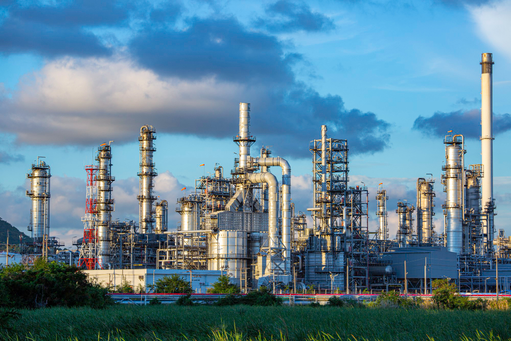 Petrochemical processing facility and pipework