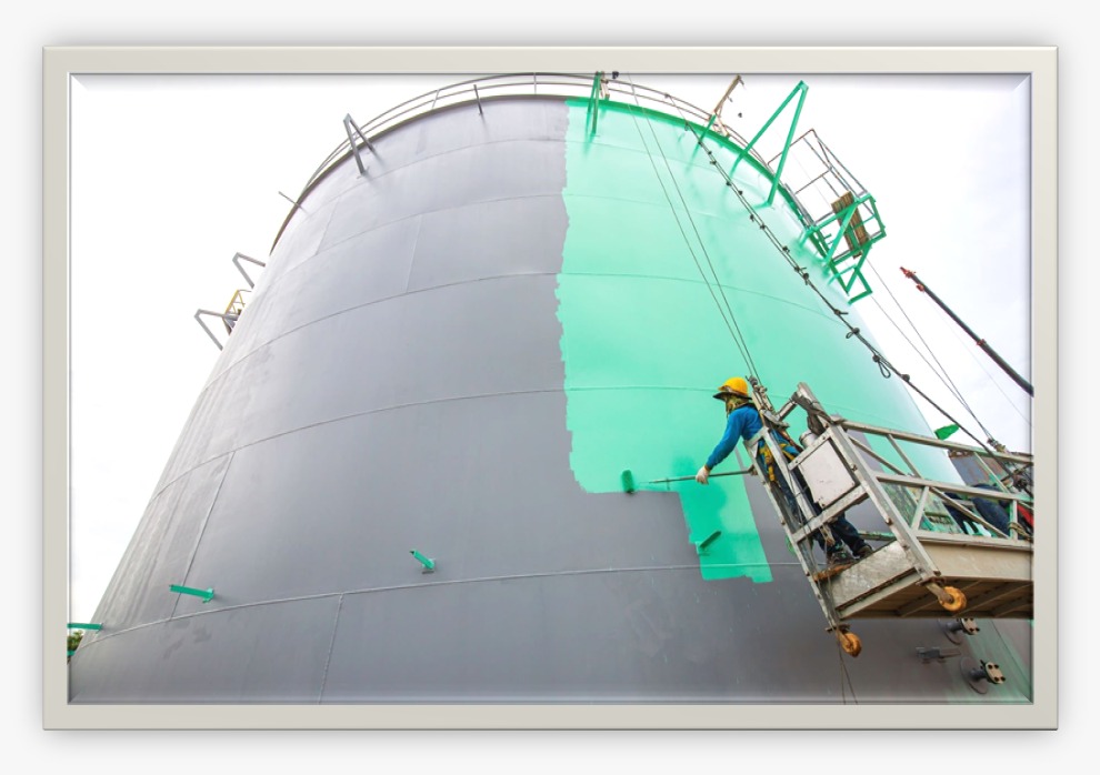 Industrial coating application